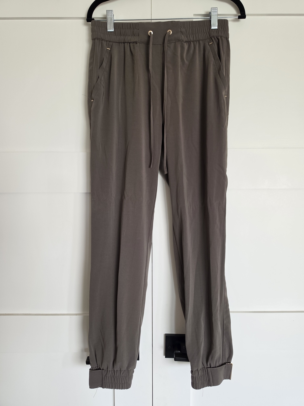 Dynamite Olive Green Drawstring Jogger Trousers